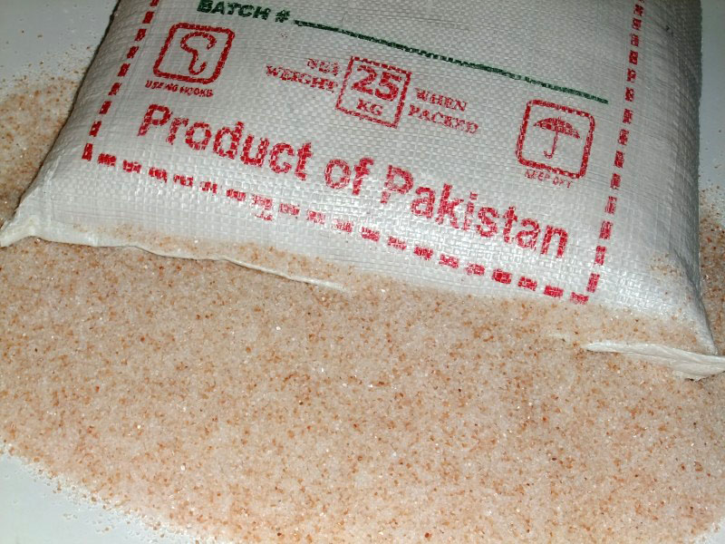 Indussalz Rosa (Himalaya Salz) - 25Kg Sack, Körnung: 1-2 mm